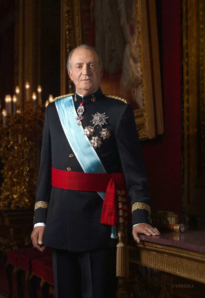 Fotografía oficial del todavía Rey Juan Carlos /Casa Real /Dani Virgili