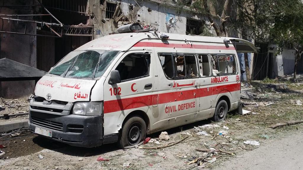 ambulancia atacada