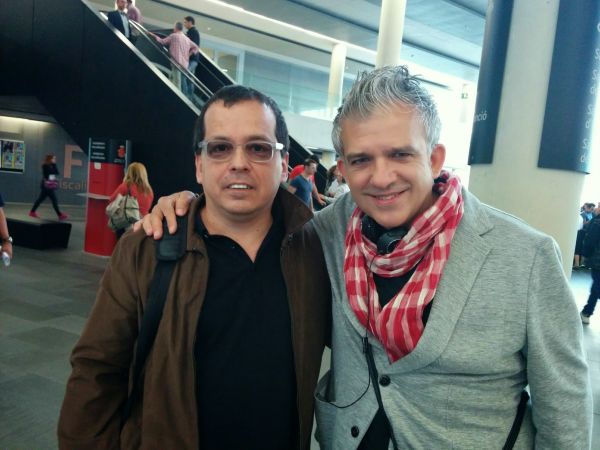 Ricardo Galli (izq) y Benjamí Villoslada, cofundadores de Menéame.