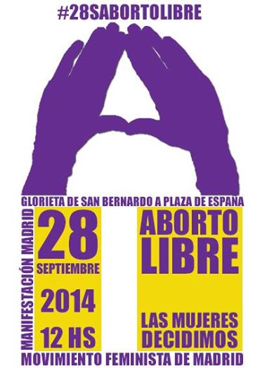 Carte de la convocatoria de la manifestación. / feministas.org