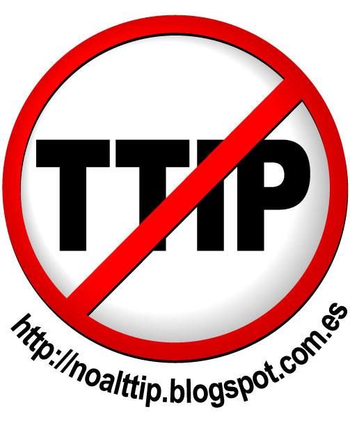 Uno de las imágenes utilzadas en la campaña europea contra el TTIP. / noaltip.blogspot