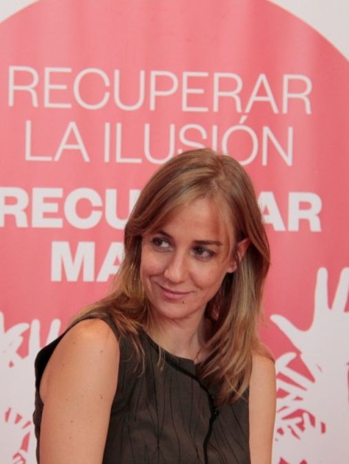 Tania Sánchez, en un acto de las primarias de IUCM. / Mariano Neyra