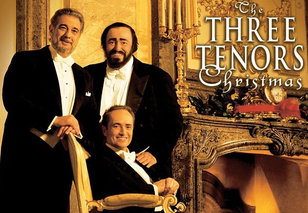 Imagen promocional del disco 'La Navidad de los Tres Tenores'. / amazon.com