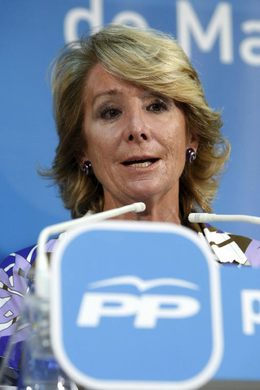 La presidenta del PP madrileño, Esperanza Aguirre, en una imagen de archivo. / Efe