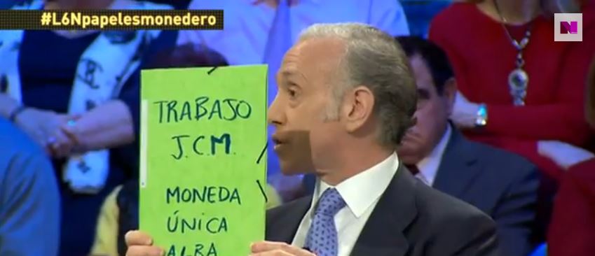Eduardo Inda, durante su intervención en La Sexta Noche el pasado sábado. / Captura de la Sexta Noticias