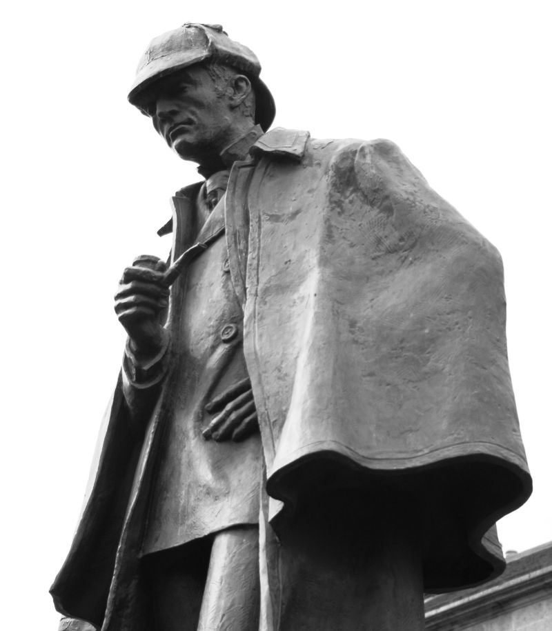 Estatya de Sherlock Holmes en la ciudad de Edimburgo. / Wikipedia