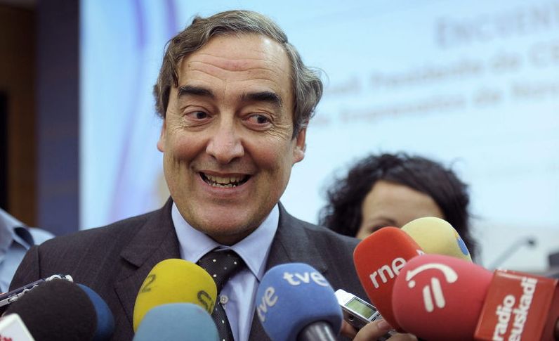 Joan Rosell, presidente de la patronal CEOE, en una imagen de archivo. / Efe