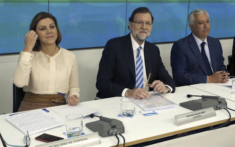 Rajoy_Cospedal_Arenas_barones_del_PP
