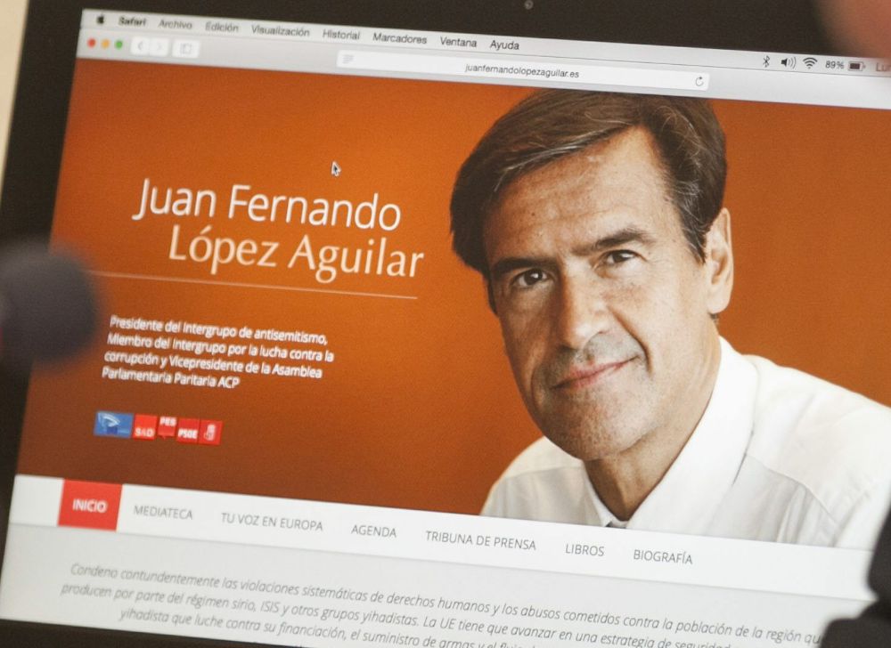 Imagen de la web parlamentaria del eurodiputado Lopez Aguilar. / Ángel Medina G. (Efe) 
