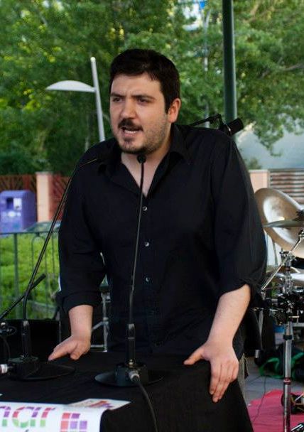 Alvaro Aguilera,durante un mitin de la pasada campaña. / Facebook de Alvaro Aguilera
