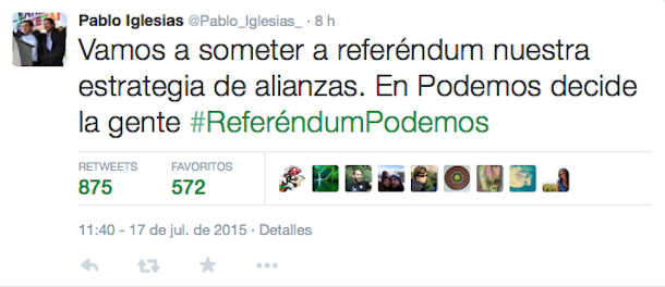 Tuit_Iglesias_referéndum_Podemos
