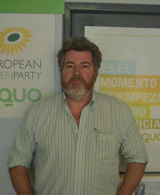 Lopez de Uralde al término de la entrevisa. / M. M.