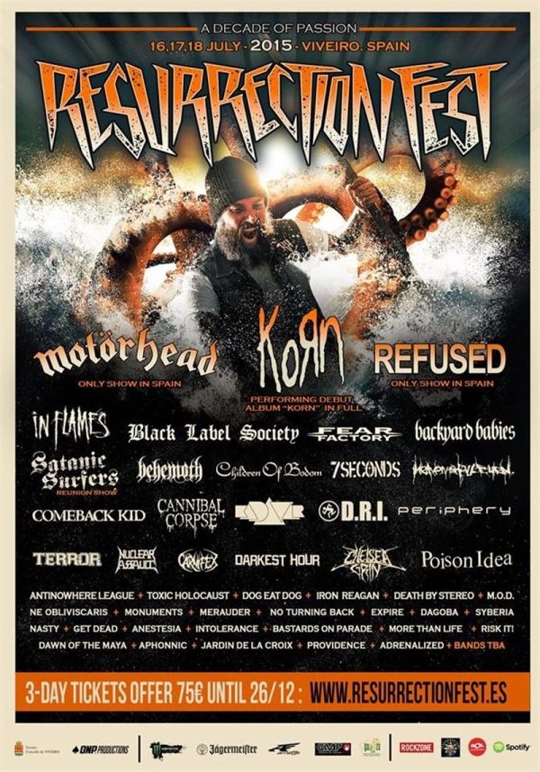 El Resurrection Fest de este año contará con la presencia de Motorhead