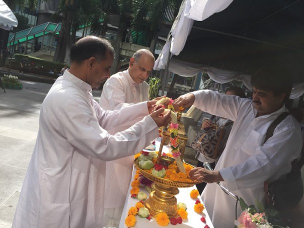 Un momento del memorial celebrado en Bangkok. (M.G.P.)