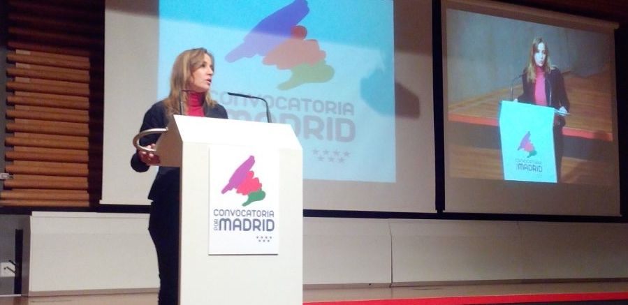Tania Sánchez, en la presentación de Convocatoria por Madrid, el pasado mes de febrero. / CxM
