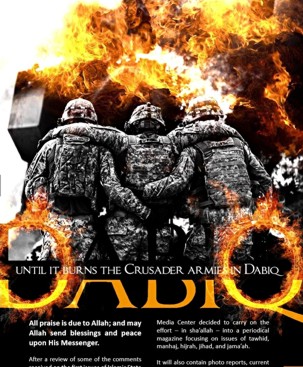 Portada de Dabiq recordando la futura derrota de los cruzados.