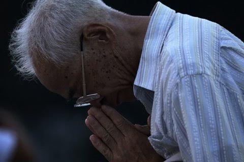 Homenaje a las víctimas de Hiroshima