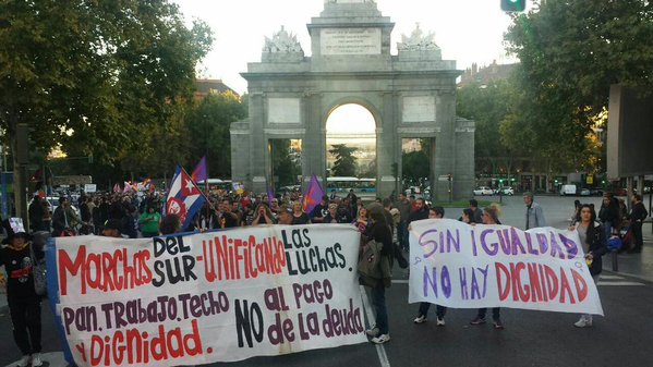 La Columna Sur en Puerta de Toledo, Madrid. / @iunida