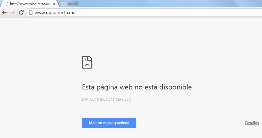 error roja directa