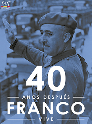 Cartel de la convocatoria del homenaje a Franco.