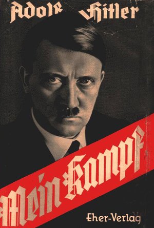 Cubierta de una de las ediciones de la obra de Adolf Hitler.