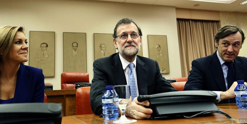 cospedal_rajoy_hernando_congreso_efe