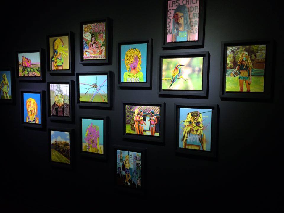 Sección de la exposición de Carpintero en Montreal/ Foto Galería COA