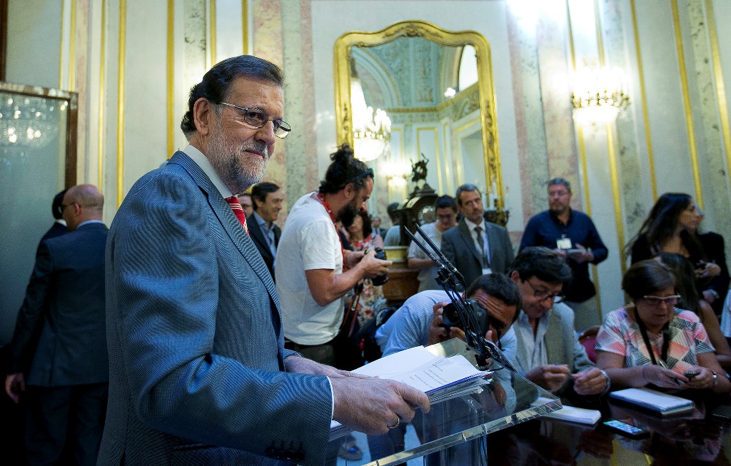 Mariano Rajoy en rueda de prensa el pasado 13 de julio. / PP (flickr)