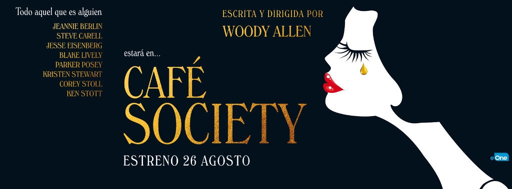 Cartel de la última película de Woody Allen, 'Cafe Society'. /eOne Films Spain