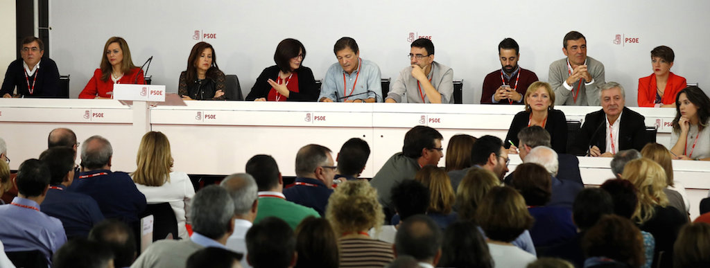 Vista parcial del Comité Federal del PSOE