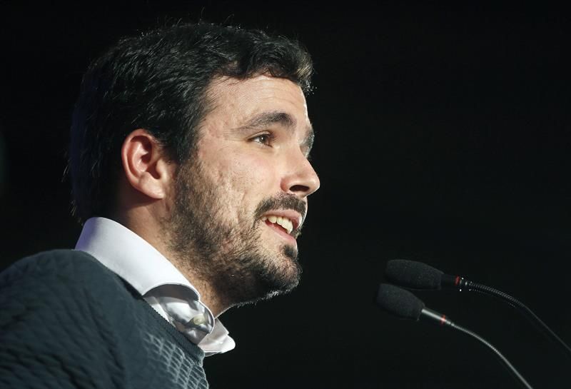 Garzón reprocha a ERC su doble discurso en Madrid y en Cataluña