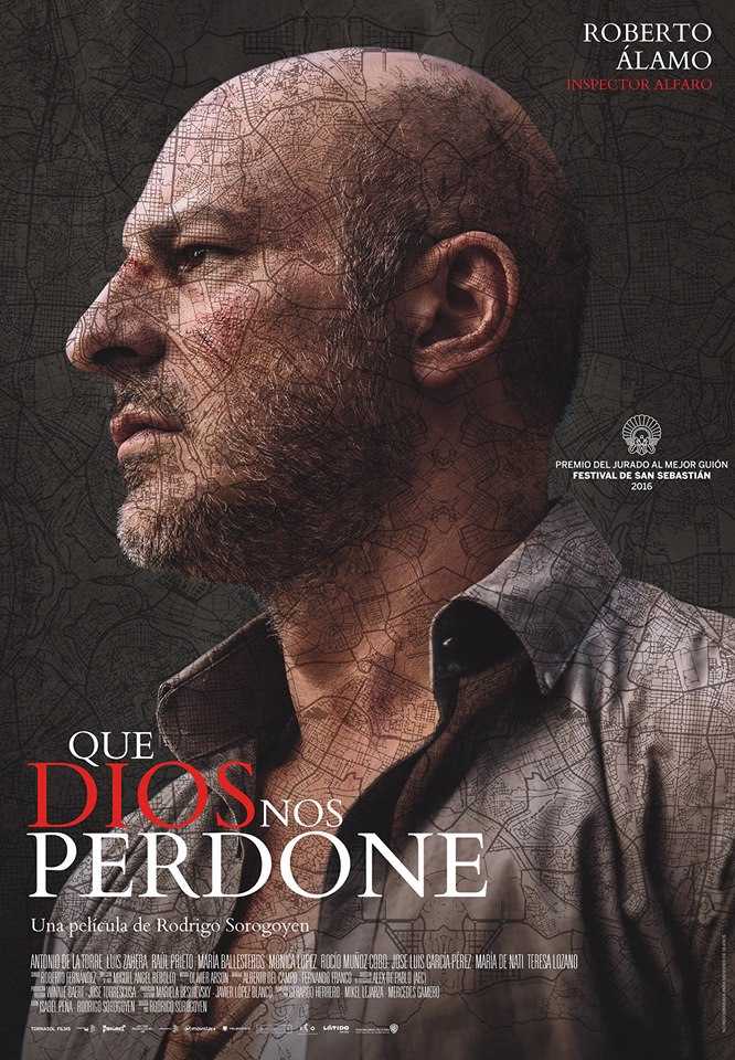 Cartel de Roberto Álamo en la película "Que dios nos perdone" / Warner Bros Pictures España (Facebook)