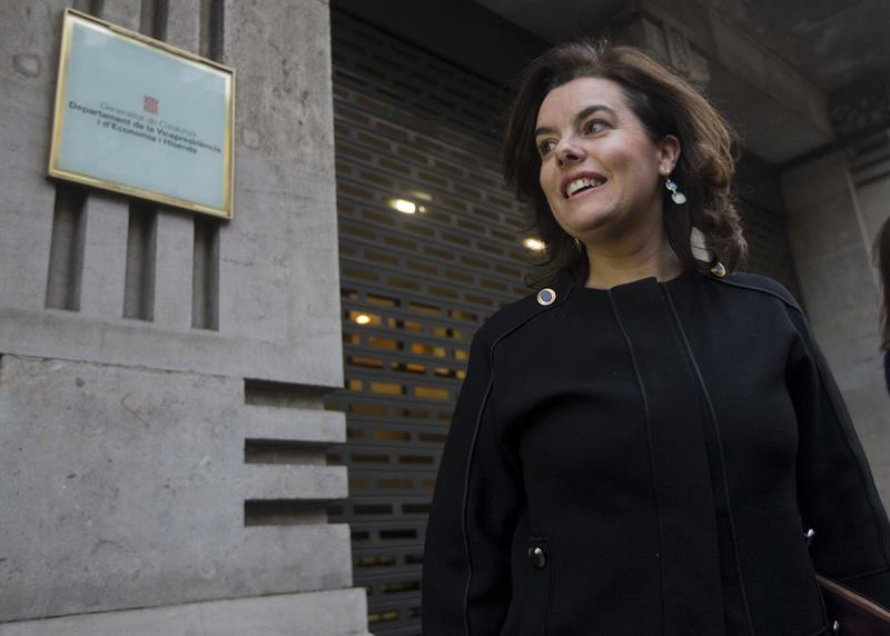 Sáenz de Santamaría. Conflicto catalán.