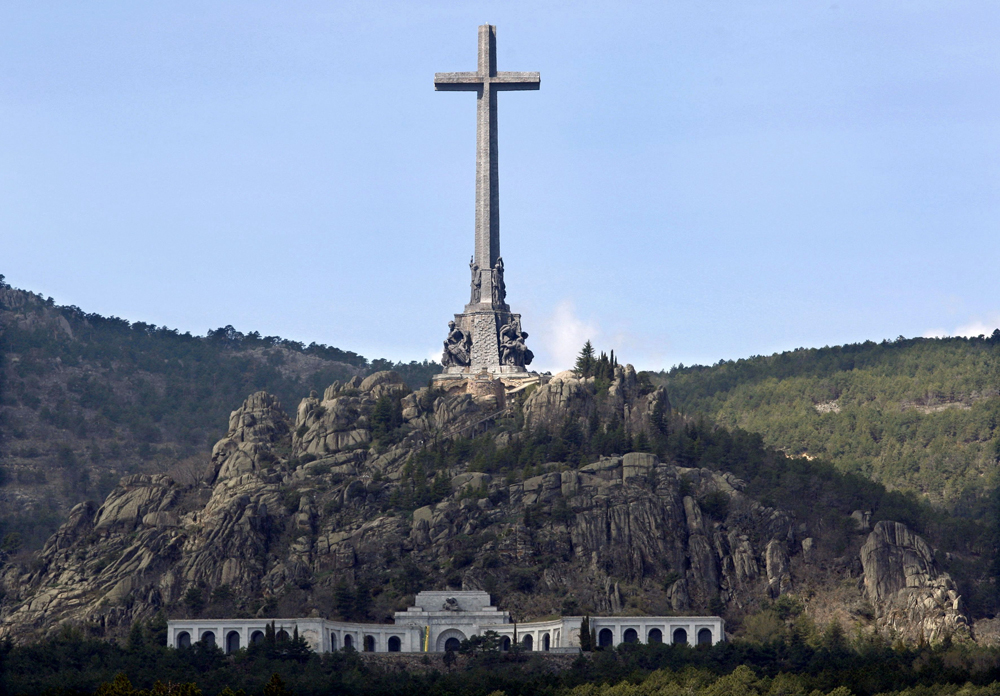 Vista general del Valle de los Caídos, que contiene los restos de Franco
