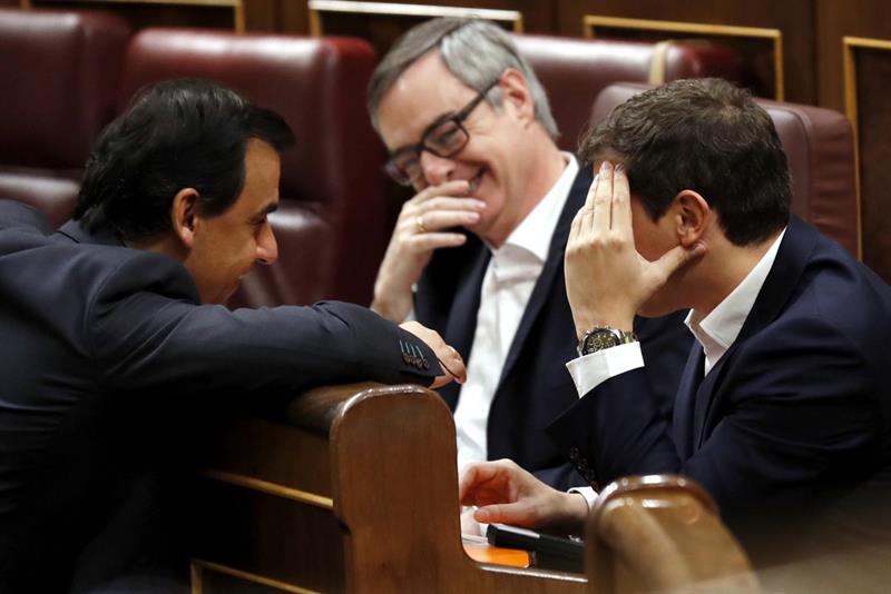 PP y Ciudadanos en el Congrso.