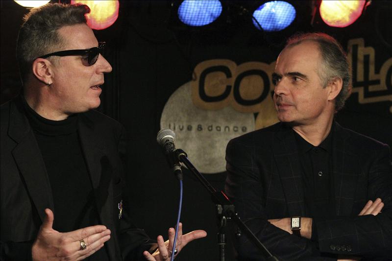 El cantante Loquillo y Sabino Méndez en una fotografía de archivo