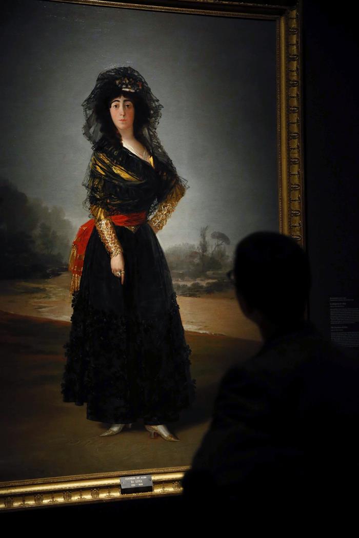 La Duquesa de Alba de negro',