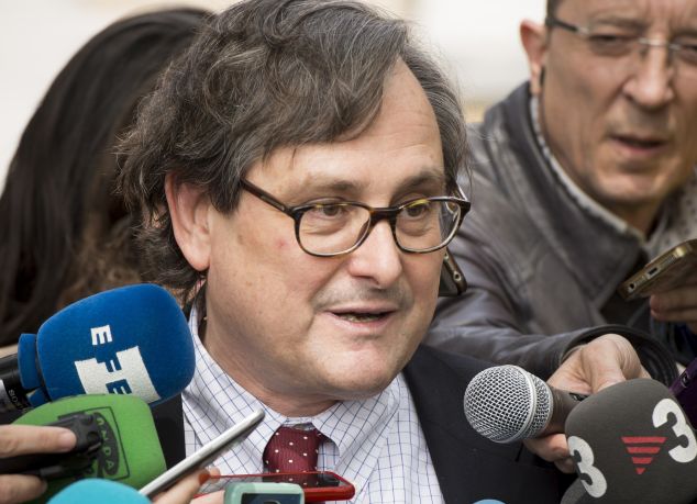 Marhueda tras declarar por presuntas coacciones a Cristina Cifuentes.