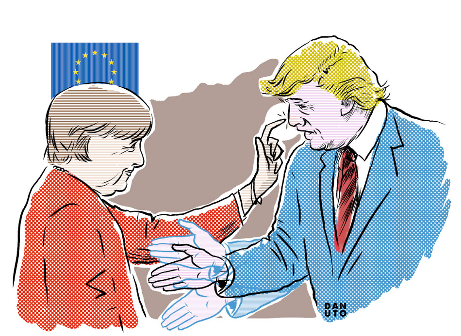 Merkel no se fía de Trump