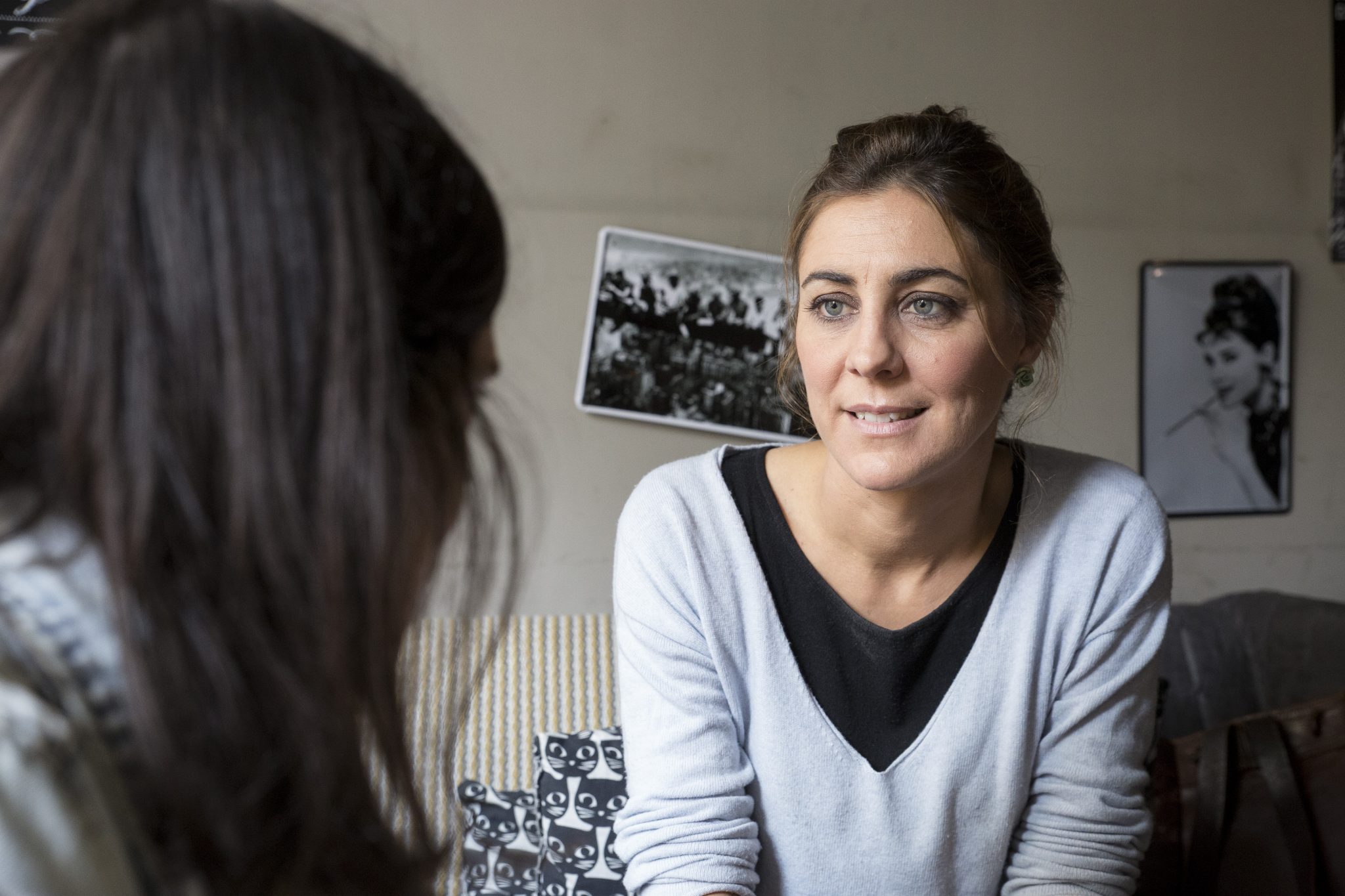 Lorena Ruiz-Huerta (Portavocía de Podemos) en la entrevista con cuartopoder.es.