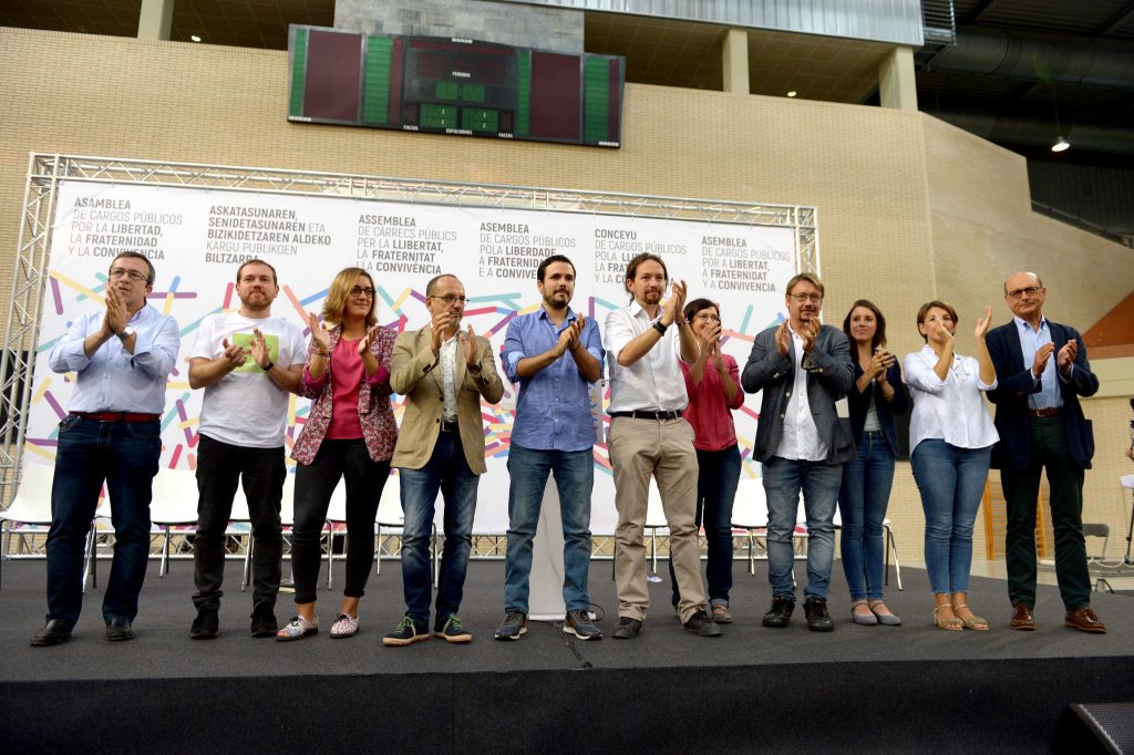 Asamblea de cargos públicos celebrada este domingo en Zaragoza