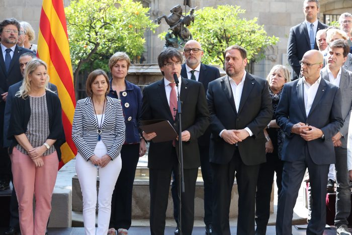 El president de Cataluña, Carles Puigdemont