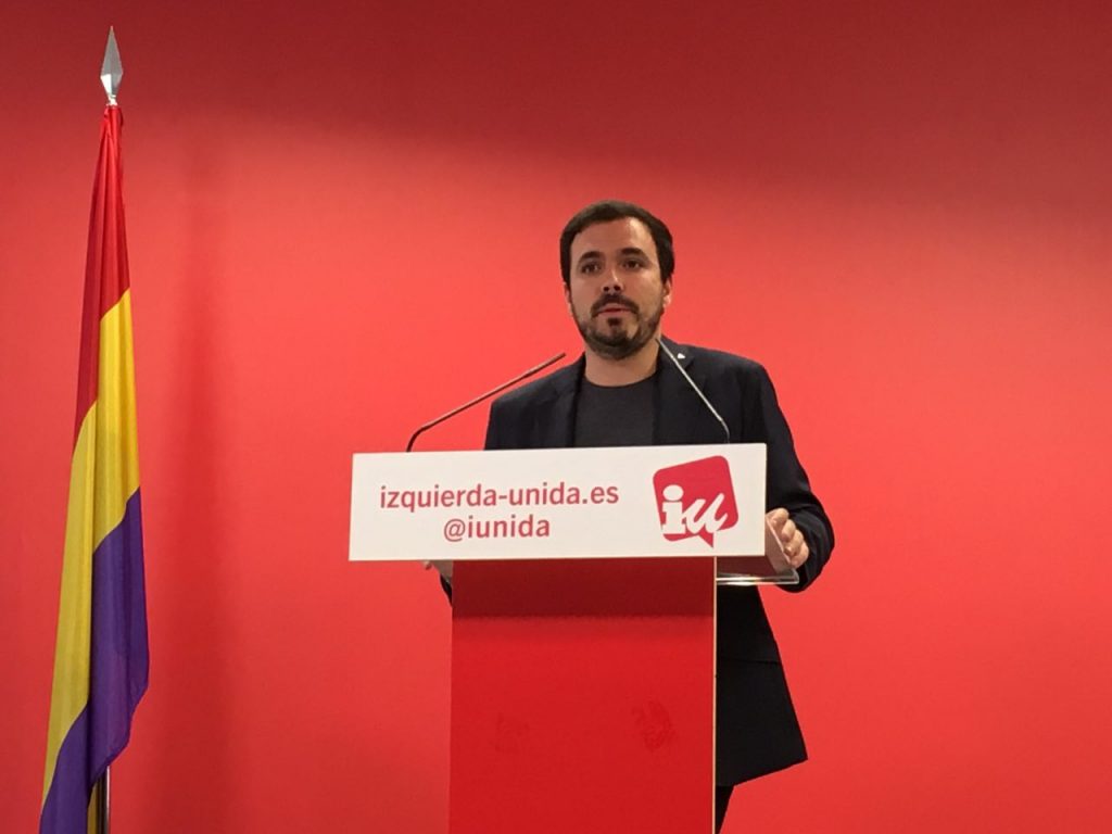 Garzón explicando qué es el bloque reaccionario y el democrático