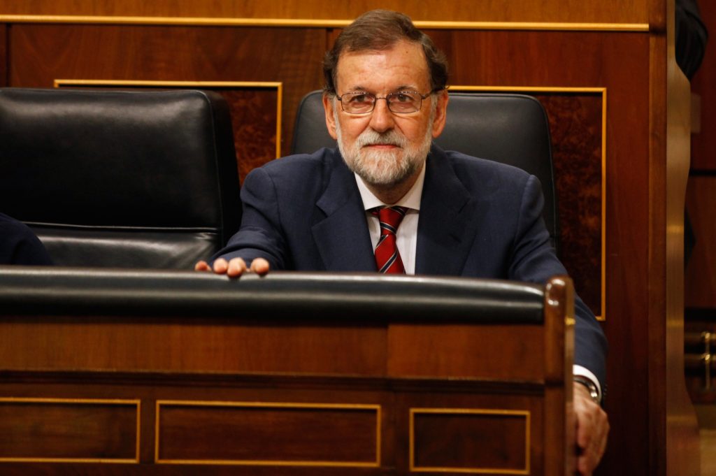 Mariano Rajoy en el Congreso de los Diputados.