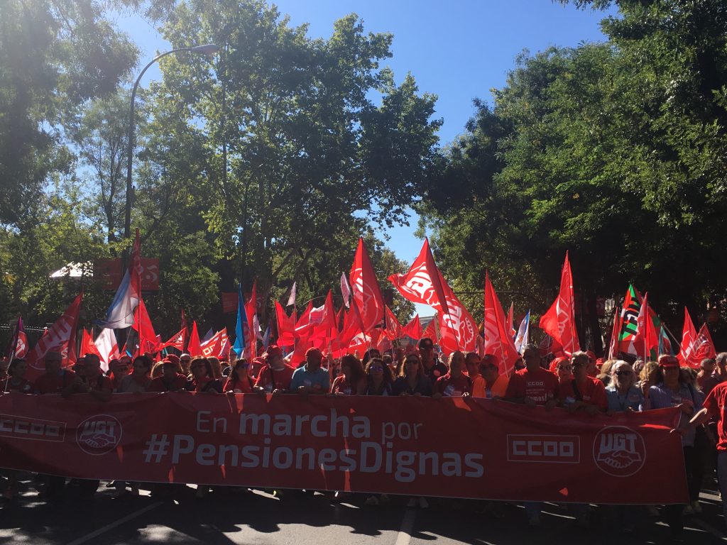 Marchas pensiones dignas