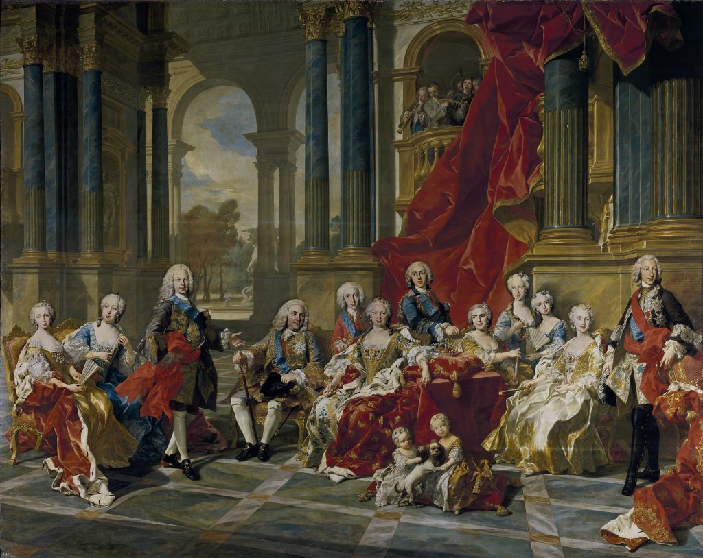 Retrato de la familia de Felipe V