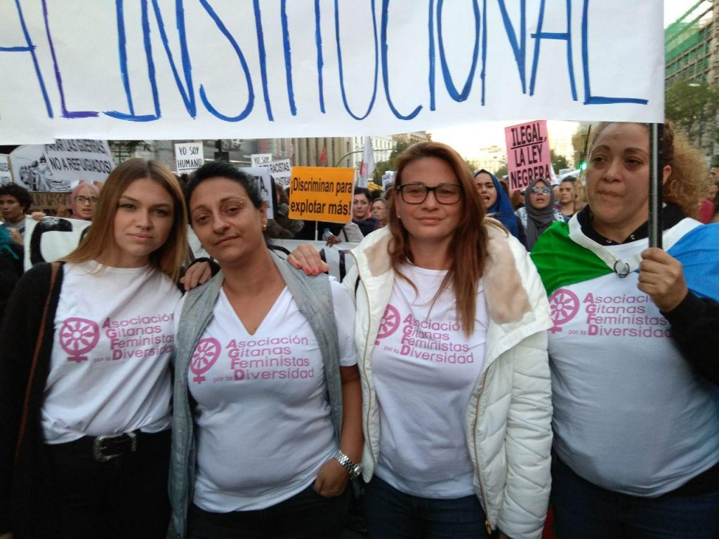 Representantes de la asociación de Gitanas Feministas.