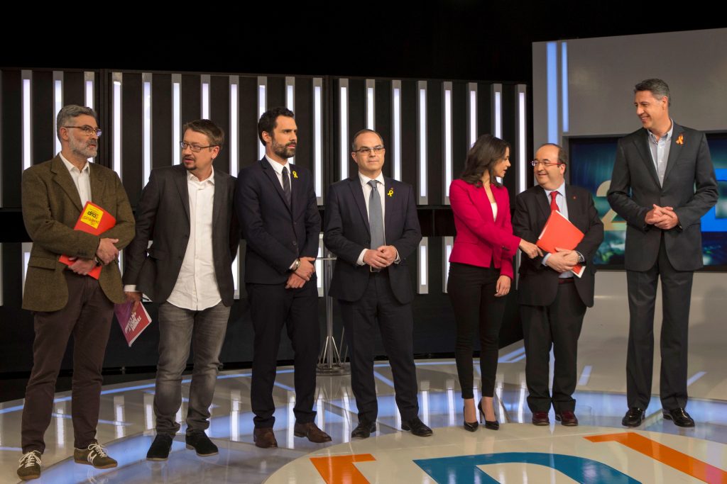 Los siete candidatos a la Presidencia de la Generalitat