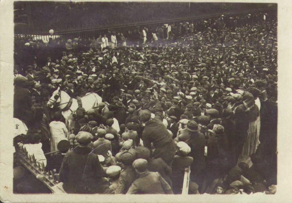 Comité de huelga en Madrid en 1918