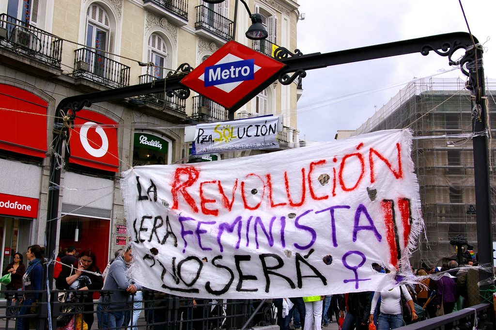 Imagen del Movimiento 15M en la plaza del Sol de Madrid en 2010
